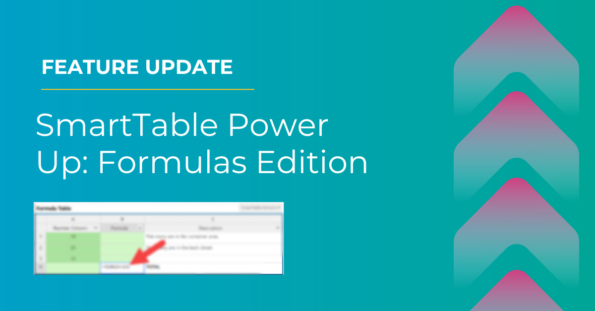 SmartTable Power-Up: In-Table Calculations + Formula Tags